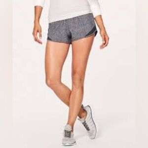 Lululemon charcoal lined shorty shorts